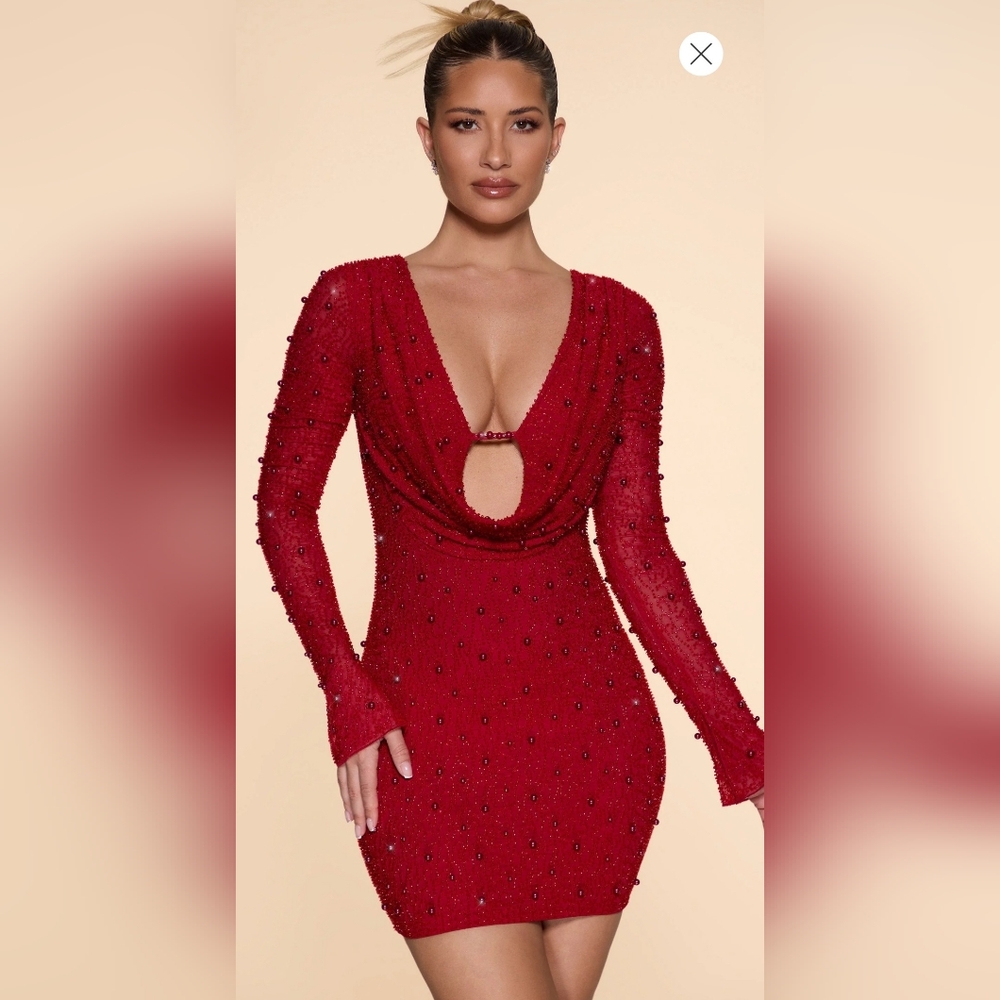 Oh Polly, size 6, red dress